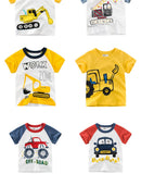 INPEPNOW 2020 Children's T-shirt for Boys T Shirt Car Cotton Tops Child T-shirts for Girls Kids Boy Tshirt Birthday T-shirt
