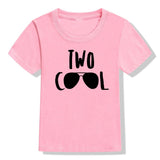 2 Year Old Kid Birthday Tshirt Two Cool Print Funny Toddler Boys Girls Short Sleeve Party T-shirt Children Cute T Shirt Clothes