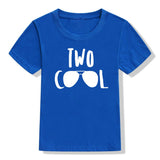 2 Year Old Kid Birthday Tshirt Two Cool Print Funny Toddler Boys Girls Short Sleeve Party T-shirt Children Cute T Shirt Clothes