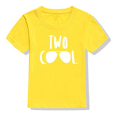 2 Year Old Kid Birthday Tshirt Two Cool Print Funny Toddler Boys Girls Short Sleeve Party T-shirt Children Cute T Shirt Clothes