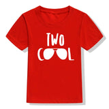2 Year Old Kid Birthday Tshirt Two Cool Print Funny Toddler Boys Girls Short Sleeve Party T-shirt Children Cute T Shirt Clothes