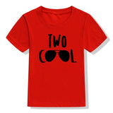 2 Year Old Kid Birthday Tshirt Two Cool Print Funny Toddler Boys Girls Short Sleeve Party T-shirt Children Cute T Shirt Clothes