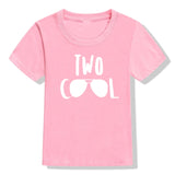 2 Year Old Kid Birthday Tshirt Two Cool Print Funny Toddler Boys Girls Short Sleeve Party T-shirt Children Cute T Shirt Clothes