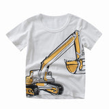 INPEPNOW 2020 Children's T-shirt for Boys T Shirt Car Cotton Tops Child T-shirts for Girls Kids Boy Tshirt Birthday T-shirt