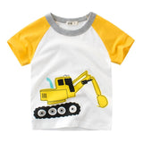 INPEPNOW 2020 Children's T-shirt for Boys T Shirt Car Cotton Tops Child T-shirts for Girls Kids Boy Tshirt Birthday T-shirt