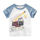 INPEPNOW 2020 Children's T-shirt for Boys T Shirt Car Cotton Tops Child T-shirts for Girls Kids Boy Tshirt Birthday T-shirt