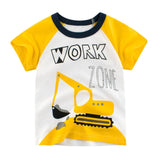 INPEPNOW 2020 Children's T-shirt for Boys T Shirt Car Cotton Tops Child T-shirts for Girls Kids Boy Tshirt Birthday T-shirt
