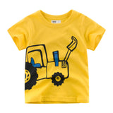 INPEPNOW 2020 Children's T-shirt for Boys T Shirt Car Cotton Tops Child T-shirts for Girls Kids Boy Tshirt Birthday T-shirt