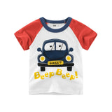 INPEPNOW 2020 Children's T-shirt for Boys T Shirt Car Cotton Tops Child T-shirts for Girls Kids Boy Tshirt Birthday T-shirt