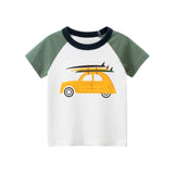 INPEPNOW 2020 Children's T-shirt for Boys T Shirt Car Cotton Tops Child T-shirts for Girls Kids Boy Tshirt Birthday T-shirt