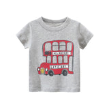 INPEPNOW 2020 Children's T-shirt for Boys T Shirt Car Cotton Tops Child T-shirts for Girls Kids Boy Tshirt Birthday T-shirt
