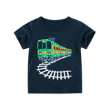 INPEPNOW 2020 Children's T-shirt for Boys T Shirt Car Cotton Tops Child T-shirts for Girls Kids Boy Tshirt Birthday T-shirt