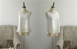2020 Top New arrival Summer sleeveless O-Neck Casual Female Blouses Plus Size 6XL Solid color Shirts New Women Chiffon Blouse
