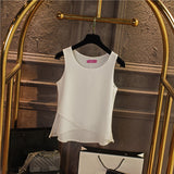 2020 Top New arrival Summer sleeveless O-Neck Casual Female Blouses Plus Size 6XL Solid color Shirts New Women Chiffon Blouse