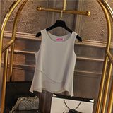 2020 Top New arrival Summer sleeveless O-Neck Casual Female Blouses Plus Size 6XL Solid color Shirts New Women Chiffon Blouse