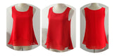 2020 Top New arrival Summer sleeveless O-Neck Casual Female Blouses Plus Size 6XL Solid color Shirts New Women Chiffon Blouse