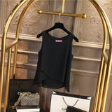 2020 Top New arrival Summer sleeveless O-Neck Casual Female Blouses Plus Size 6XL Solid color Shirts New Women Chiffon Blouse