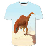 2021Jurassic World Fallen Kingdom Cool Dinosaur Head 3D Print T shirt Boys and girls Hiphop Tee Tshirt Boy color Clothes Drop