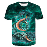 2021Jurassic World Fallen Kingdom Cool Dinosaur Head 3D Print T shirt Boys and girls Hiphop Tee Tshirt Boy color Clothes Drop