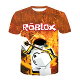 Teens Minecrαft Children Boys T shirt Summer Kid zombie 3D Cartoon Streetwear hip-hop TShirts The Game Boys Tops 4-14Years  Tees