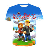 Teens Minecrαft Children Boys T shirt Summer Kid zombie 3D Cartoon Streetwear hip-hop TShirts The Game Boys Tops 4-14Years  Tees