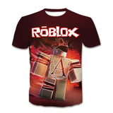 Teens Minecrαft Children Boys T shirt Summer Kid zombie 3D Cartoon Streetwear hip-hop TShirts The Game Boys Tops 4-14Years  Tees