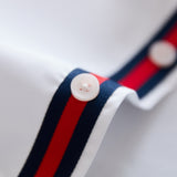 Shirts Men 2021 New High Quality Men's Square Collar Embroidered Single-breasted Business Casual Slim Longsleeve Shirt for Men