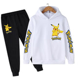 Hot sale! 2021 Pokemon New style Children clothing sets Baby boys girls Hoodies+Longs pants sports suit kids clothes 4-14Years