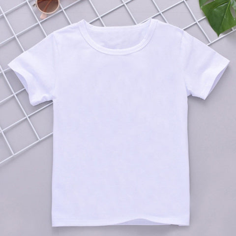 Children Boys Short Sleeve T Shirt Crown Only Child Big Brother Tee Tops Clothes White Casual Kids Tshirt