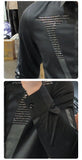Hot Sale Rhinestone Letter Shirts Men Long Sleeve Business Casual Dress Shirt Slim Streetwear Social Nightclub Chemise Homme
