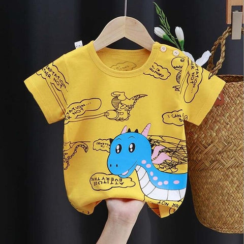 Children T Shirt for Kids Cotton T Shirt Summer Clothes Print Cartoon T Shirt Man Shirt Clothes Kids Clothes Girls and Boys