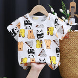 Children T Shirt for Kids Cotton T Shirt Summer Clothes Print Cartoon T Shirt Man Shirt Clothes Kids Clothes Girls and Boys