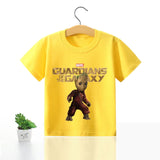 Avengers Marvel Children T-shirt Iron Man Short Sleeve Boys Kids 100%cotton Printing Spider Man Clothes Top Tee Birthday Gift