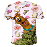 Doo Harajuku Sexy Dog 3D  Printing T-Shirt Boys Girls Tee Anime Graphics Kids Pattern Children's Baby O-Neck Top Summer Clothes