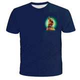 Doo Harajuku Sexy Dog 3D  Printing T-Shirt Boys Girls Tee Anime Graphics Kids Pattern Children's Baby O-Neck Top Summer Clothes