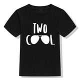 2 Year Old Kid Birthday Tshirt Two Cool Print Funny Toddler Boys Girls Short Sleeve Party T-shirt Children Cute T Shirt Clothes