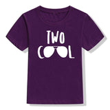2 Year Old Kid Birthday Tshirt Two Cool Print Funny Toddler Boys Girls Short Sleeve Party T-shirt Children Cute T Shirt Clothes