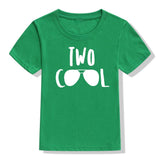 2 Year Old Kid Birthday Tshirt Two Cool Print Funny Toddler Boys Girls Short Sleeve Party T-shirt Children Cute T Shirt Clothes