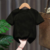 Funny Penguin Graphic Girls Casual Tops Tee Kids Black Tshirts Boys Merry Christmas New Fashion Short Sleeve Children T-shirt