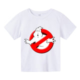 Boys Funny Ghostbusters Game Cotton Print T Shirt Cartoon Short Sleeve Children T-shirts Summer Kid Girl Tops Baby Clothes 3-14y
