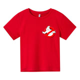 Boys Funny Ghostbusters Game Cotton Print T Shirt Cartoon Short Sleeve Children T-shirts Summer Kid Girl Tops Baby Clothes 3-14y