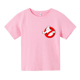 Boys Funny Ghostbusters Game Cotton Print T Shirt Cartoon Short Sleeve Children T-shirts Summer Kid Girl Tops Baby Clothes 3-14y