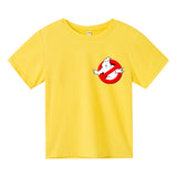 Boys Funny Ghostbusters Game Cotton Print T Shirt Cartoon Short Sleeve Children T-shirts Summer Kid Girl Tops Baby Clothes 3-14y