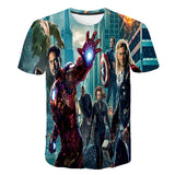 2021 year Hulk T-shirt boys Clothing fashion 3D Children's T-shirt Boys short sleeve shirt girls T-shirt  Clothing 4-14 year old
