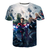 2021 year Hulk T-shirt boys Clothing fashion 3D Children's T-shirt Boys short sleeve shirt girls T-shirt  Clothing 4-14 year old