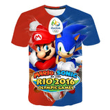 Latest Harajuku Classic games Super Mαrio child Boys and girls t shirt Super- Bros 3D t-shirt hip hop tshirt streetwear Top