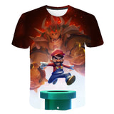Latest Harajuku Classic games Super Mαrio child Boys and girls t shirt Super- Bros 3D t-shirt hip hop tshirt streetwear Top