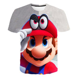 Latest Harajuku Classic games Super Mαrio child Boys and girls t shirt Super- Bros 3D t-shirt hip hop tshirt streetwear Top