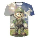 Latest Harajuku Classic games Super Mαrio child Boys and girls t shirt Super- Bros 3D t-shirt hip hop tshirt streetwear Top