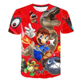 Latest Harajuku Classic games Super Mαrio child Boys and girls t shirt Super- Bros 3D t-shirt hip hop tshirt streetwear Top